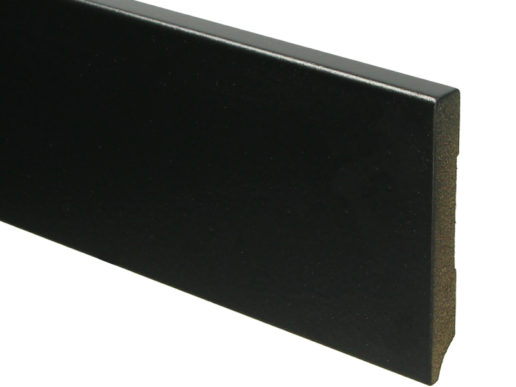 MDF Moderne plint 90x12 voorgelakt RAL 9005